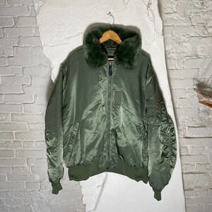 Alpha Industries B-15 Flight Jacket Green Mens 4XL MIL-J-62518(MOD)